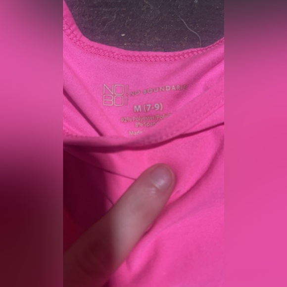Pink tank top from Walmart size M 7/9 - Picture 2 of 2